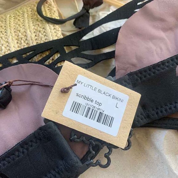 Scribble Bikini Top - Picture 1 of 5